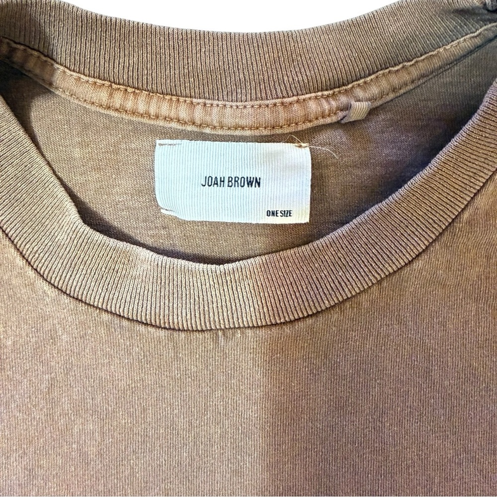 Joah Brown Oversized Tee Toasted Brown OS - Picture 7 of 8